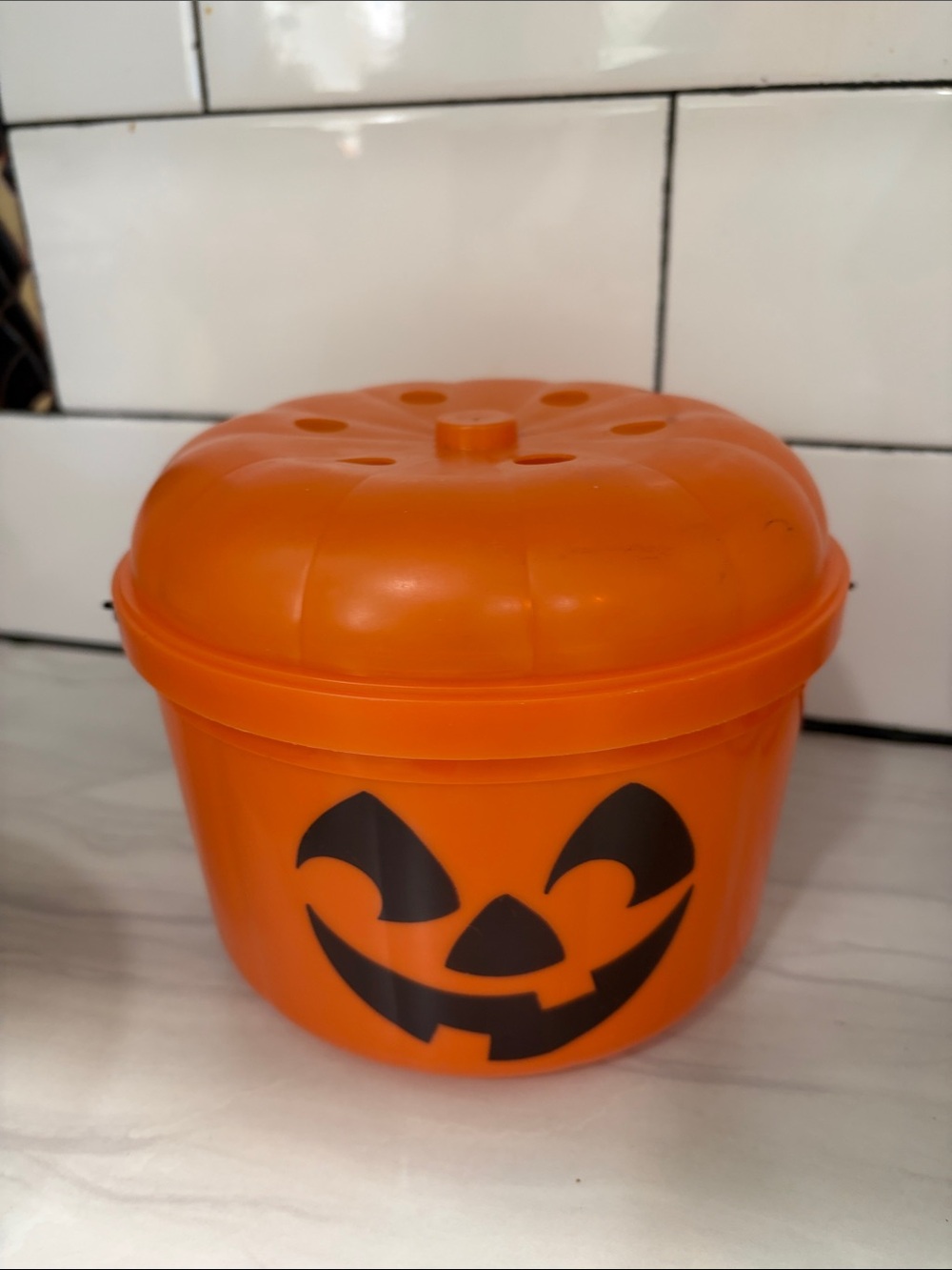 McDonald’s Vintage Halloween Pumpkin Bucket Craft Kit